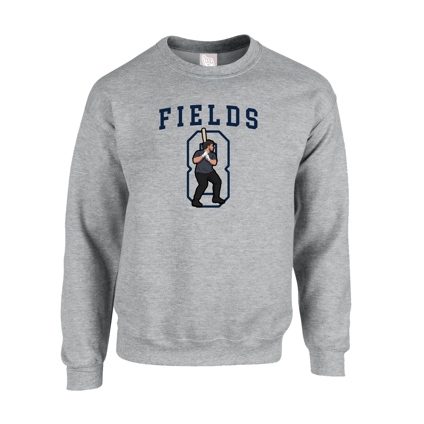 Fleece Crew — Shirsey in Grey
