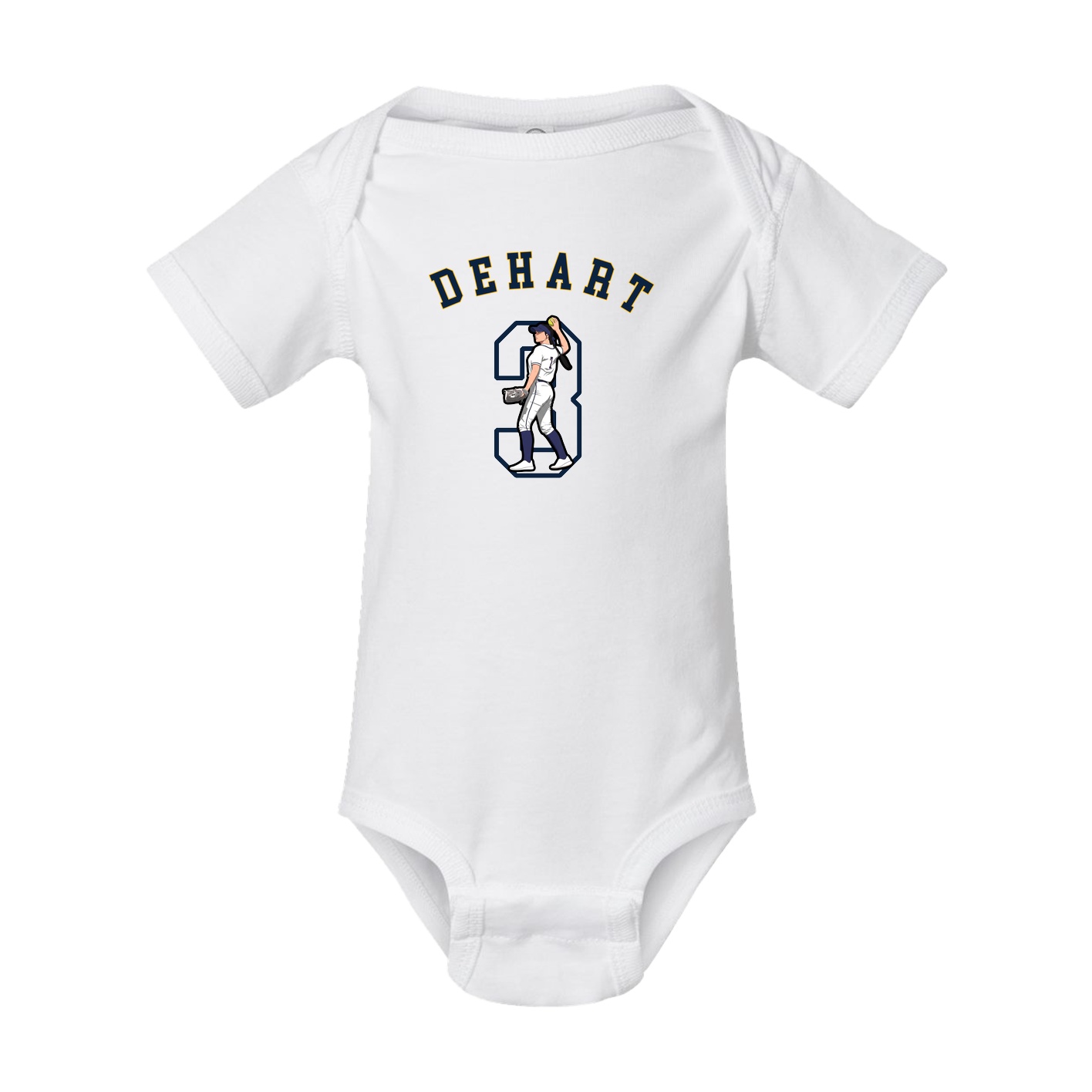 Baby Onesie — Shirsey Arch in White