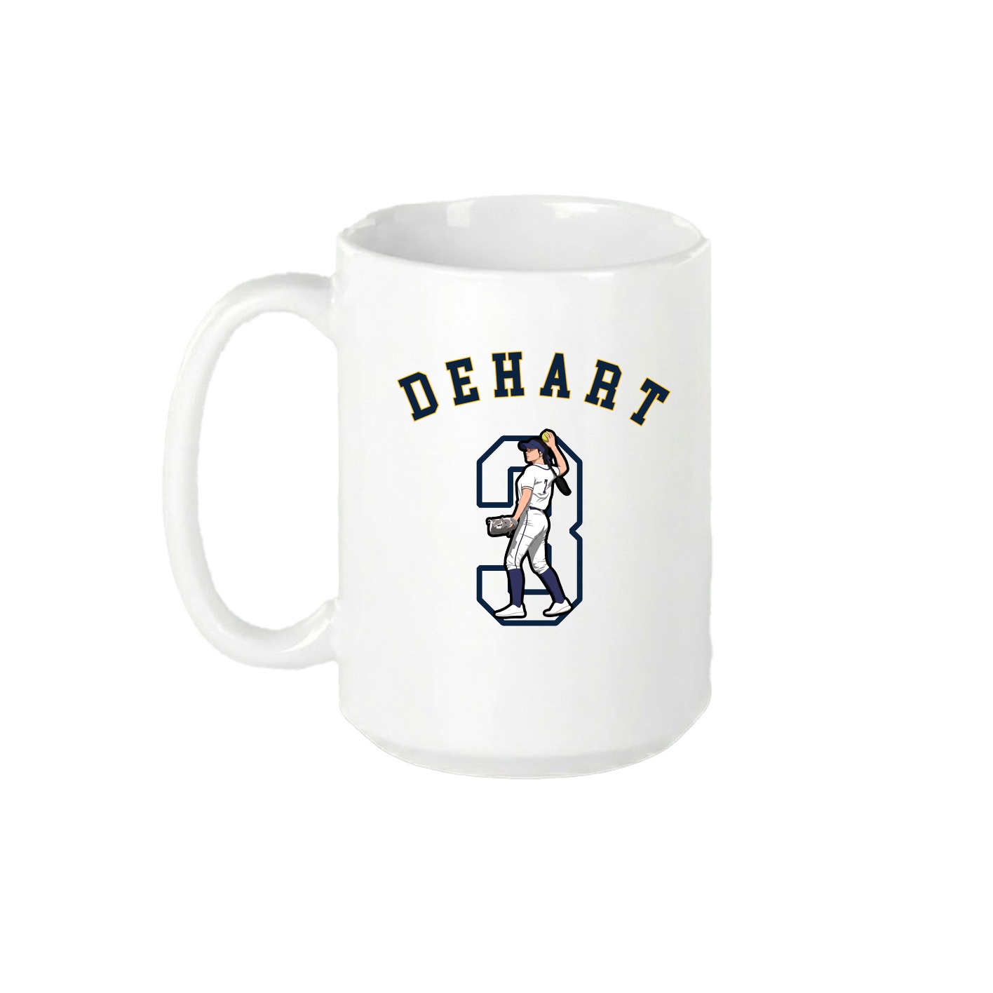 15oz Coffee Mug — Shirsey Arch in White