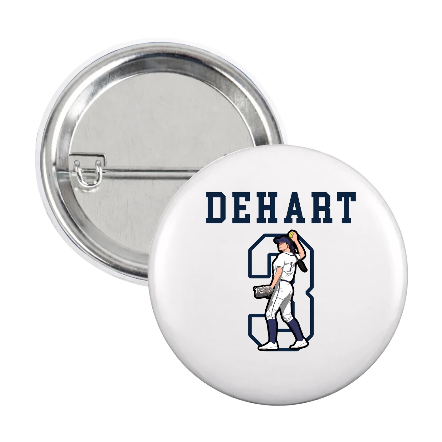 Game Day Button — Shirsey in White