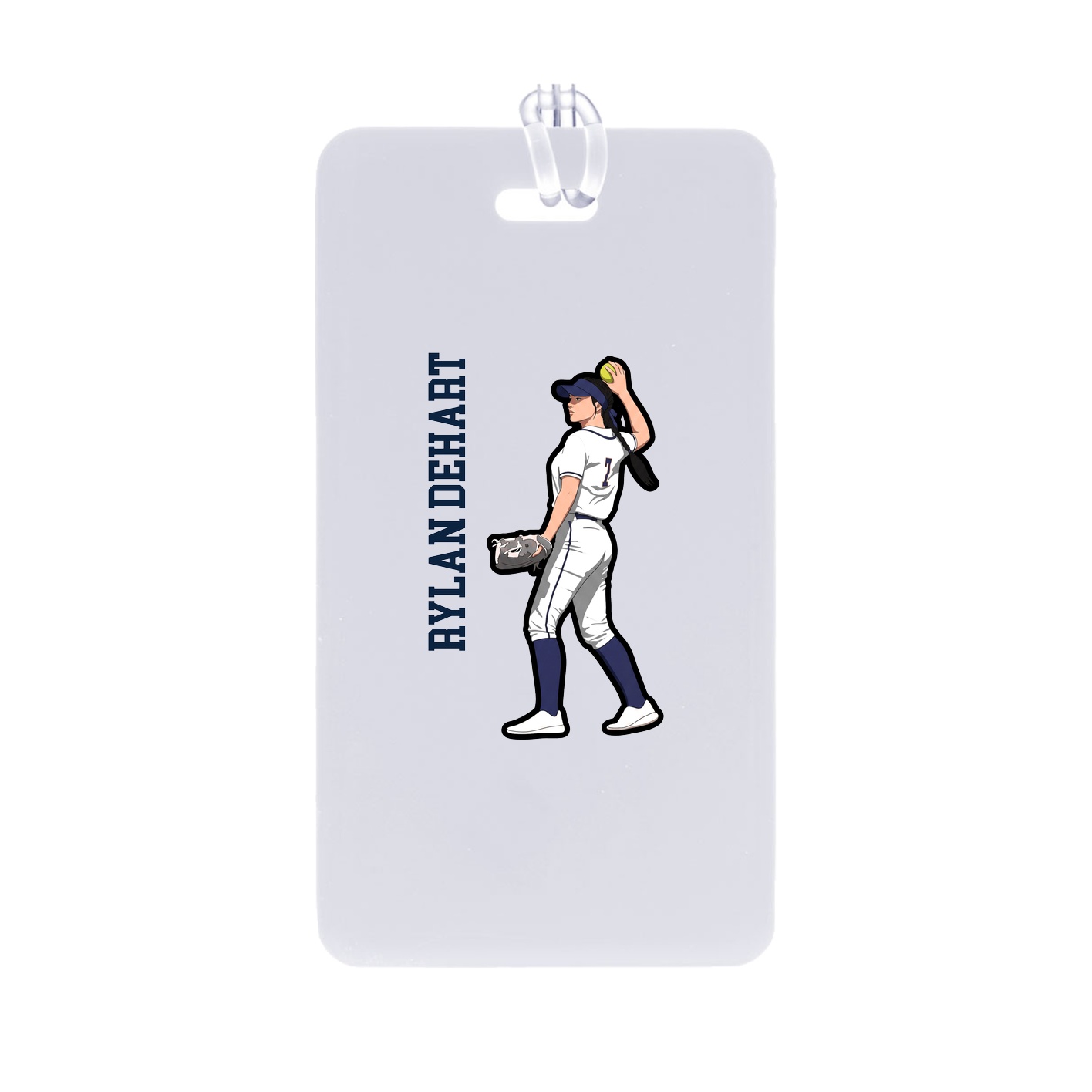 Bag Tag — Name Vertical in Classic