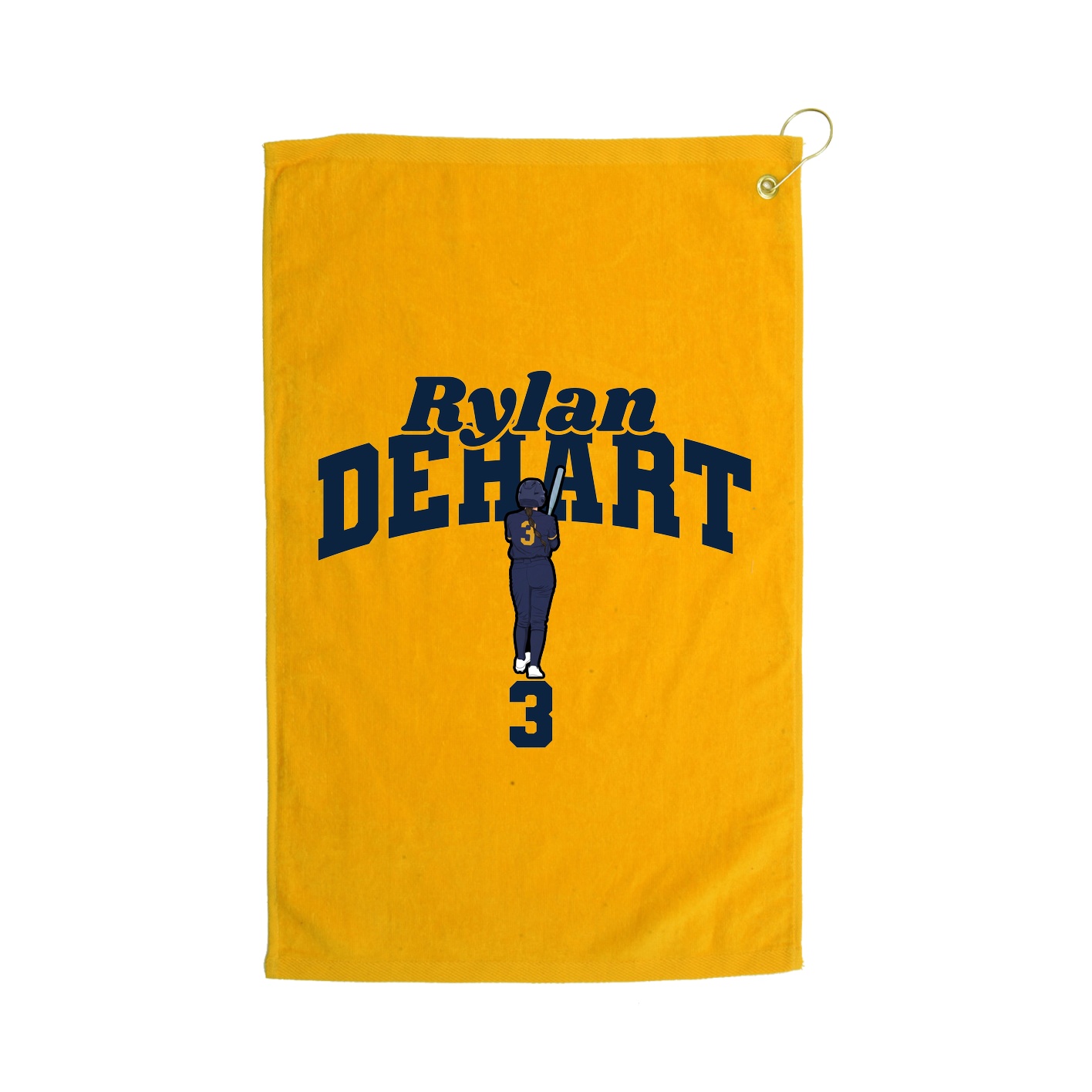 Golf Towel — Signature Arch in Gold