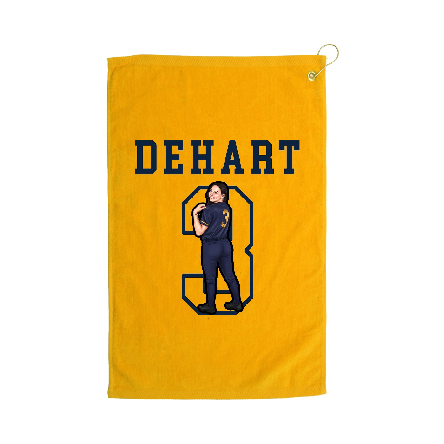 Golf Towel — Shirsey in Gold