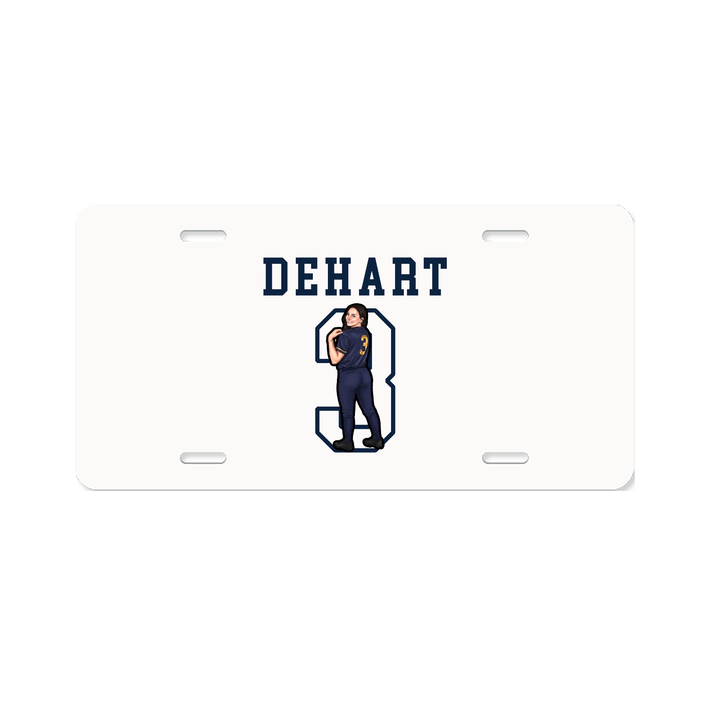 License Plate — Shirsey in Classic