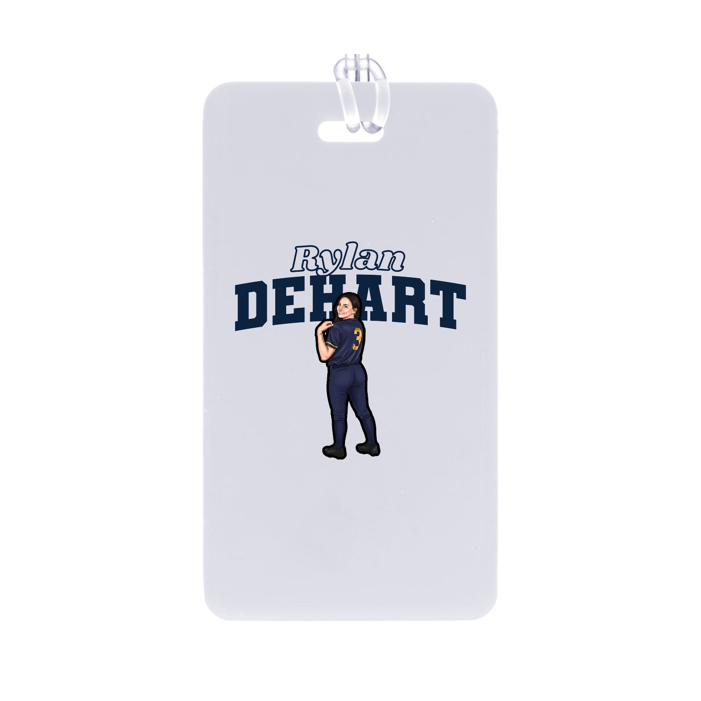 Bag Tag — Name Arch in Classic