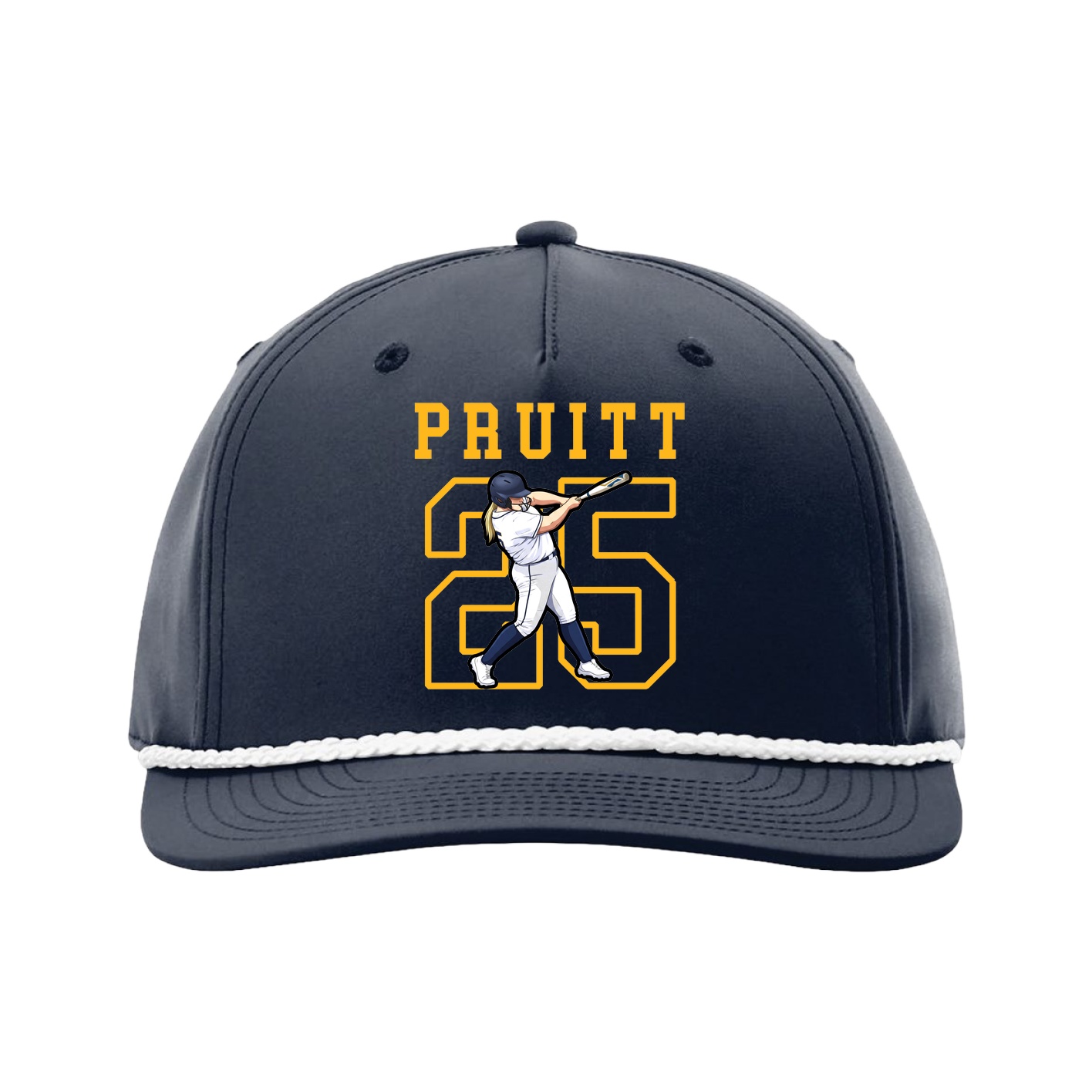 Five-Panel Classic Rope Cap — Shirsey in Navy