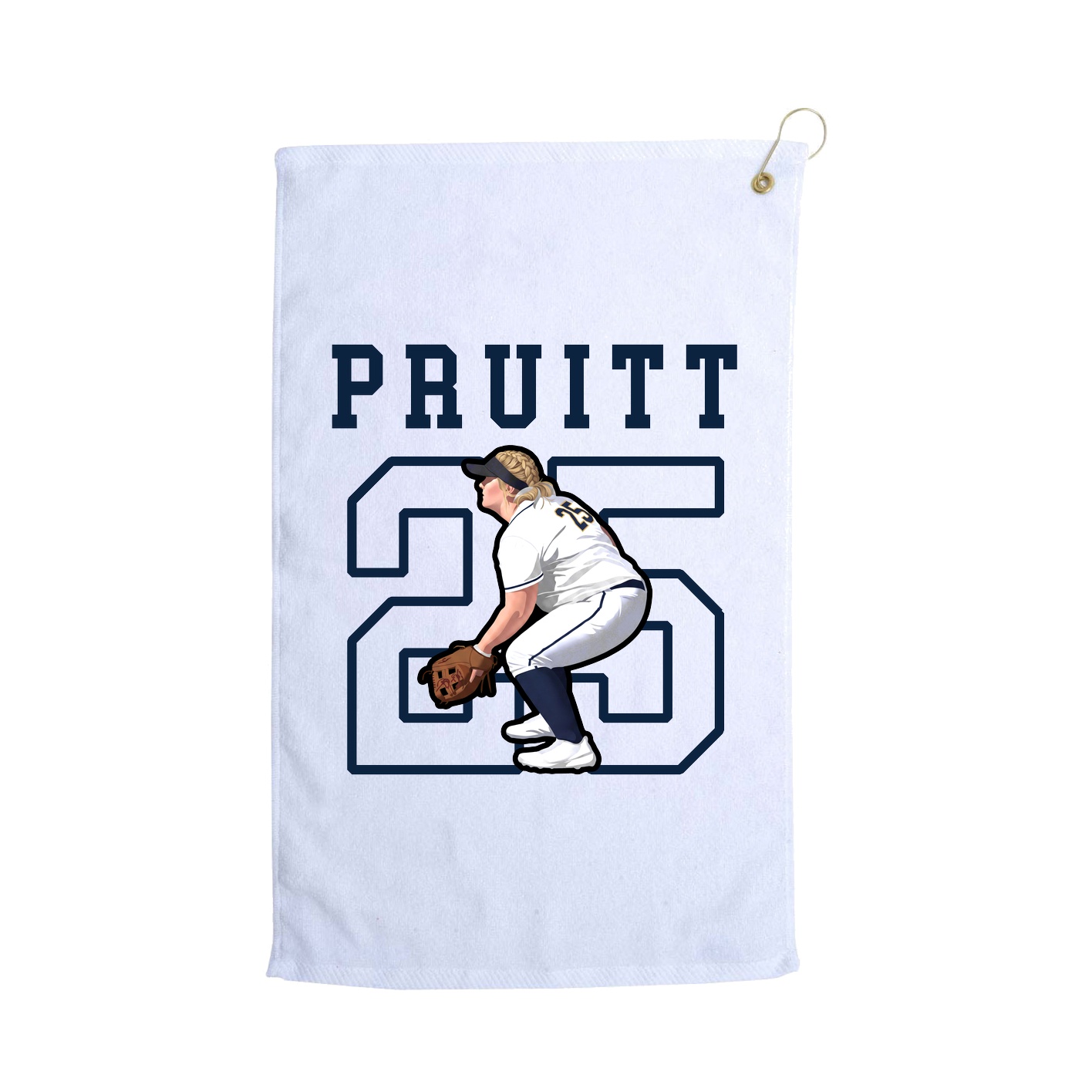 Golf Towel — Shirsey in White
