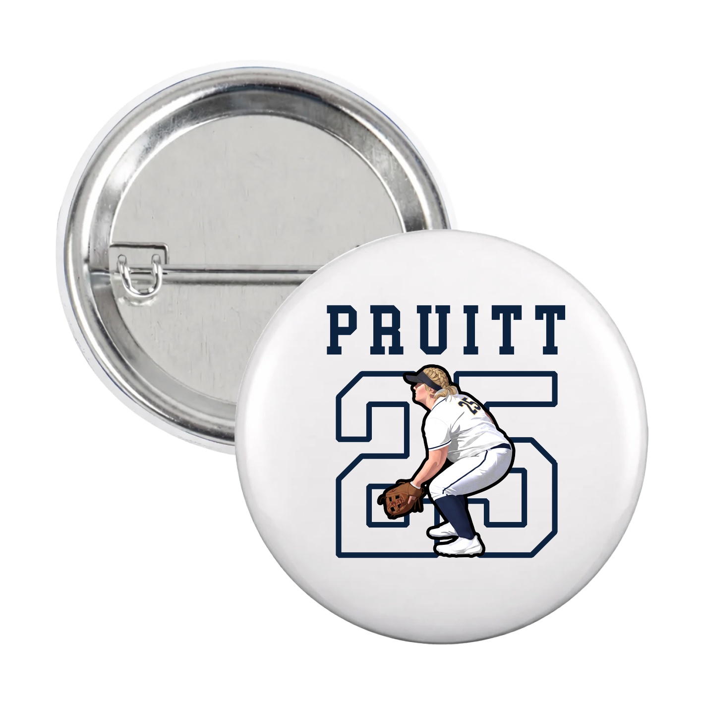 Game Day Button — Shirsey in White