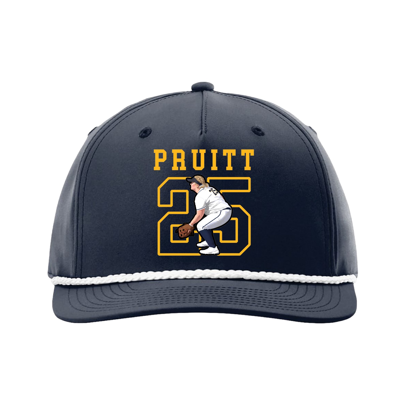 Five-Panel Classic Rope Cap — Shirsey in Navy