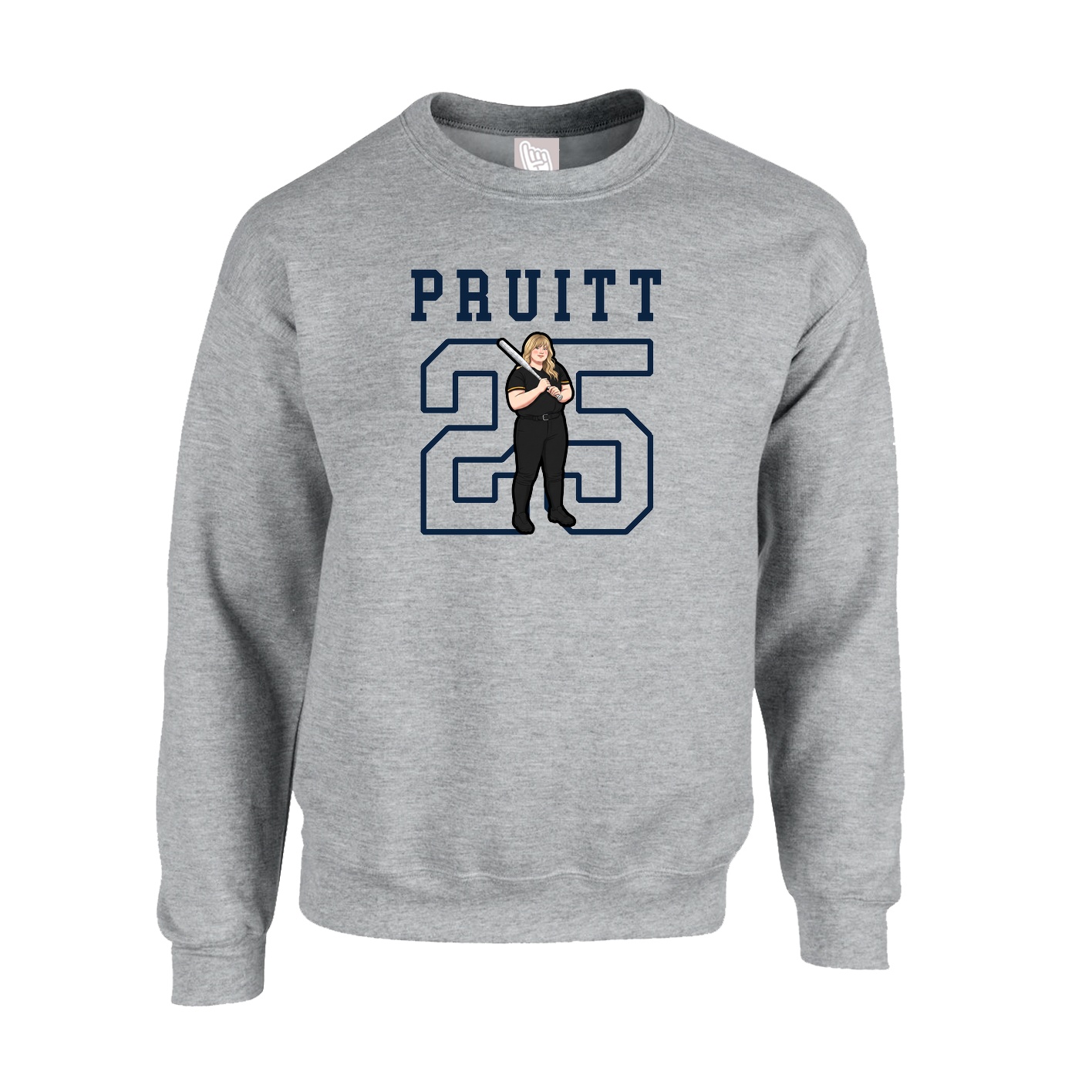 Fleece Crew — Shirsey in Grey