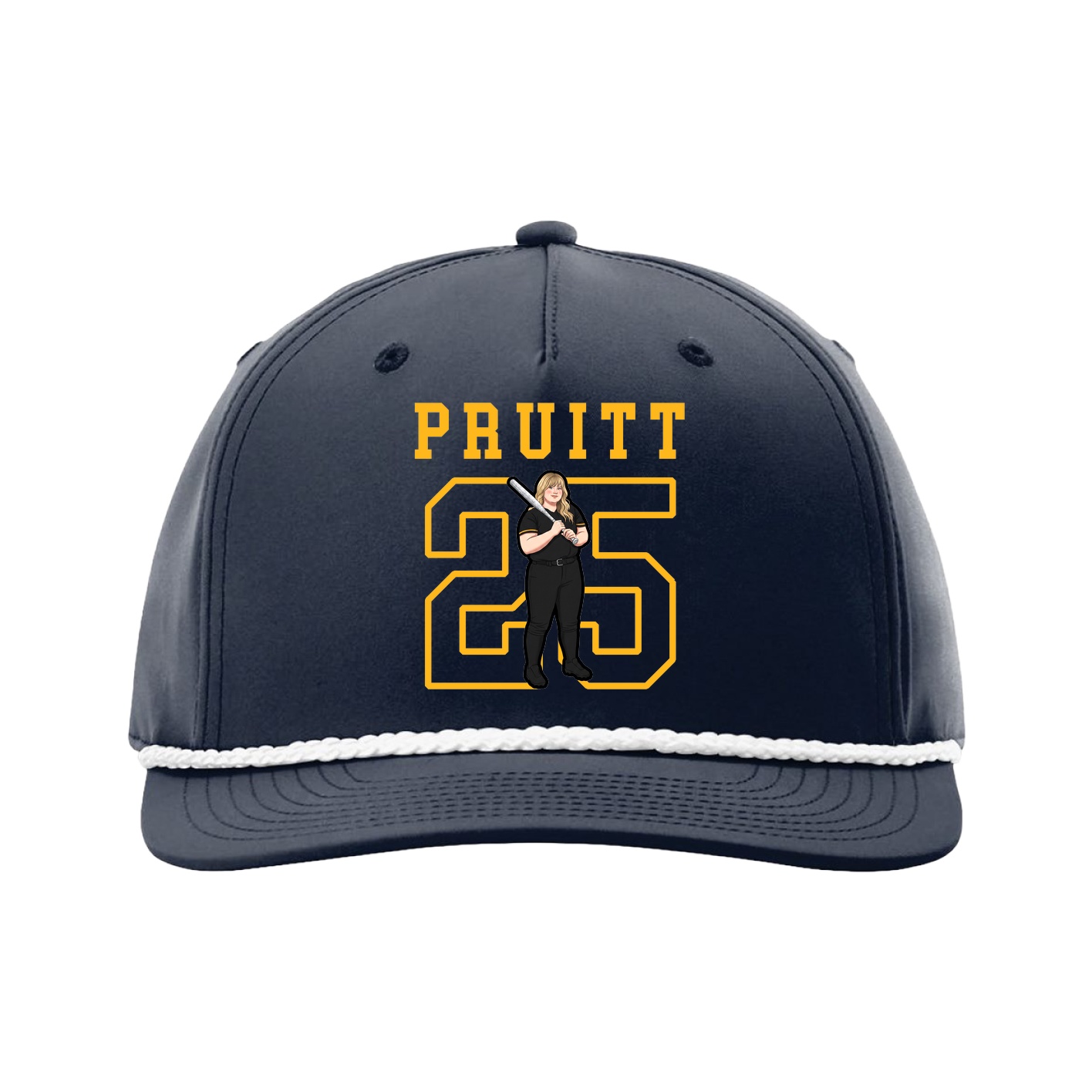 Five-Panel Classic Rope Cap — Shirsey in Navy