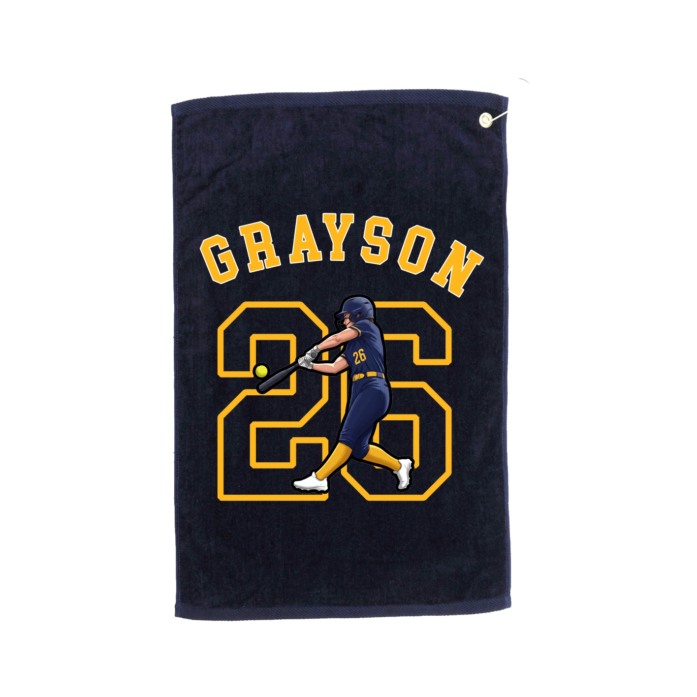 Golf Towel — Shirsey Arch in Navy