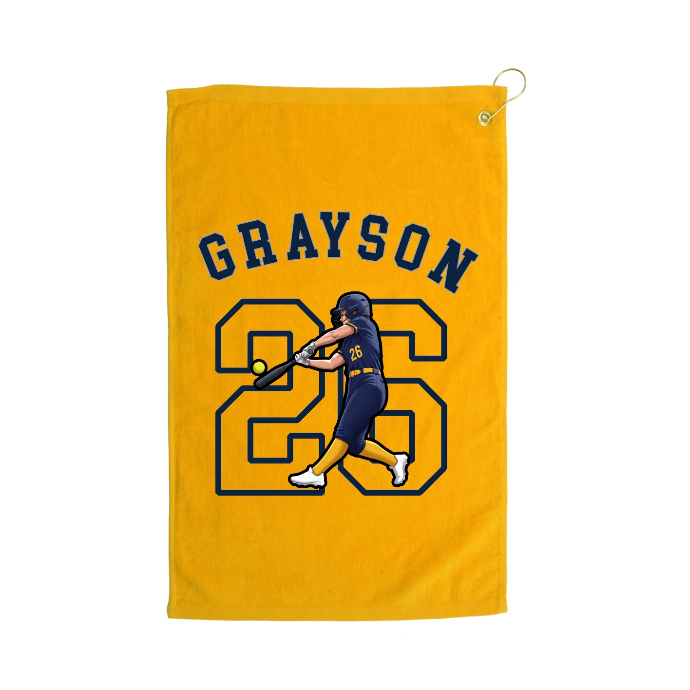 Golf Towel — Shirsey Arch in Gold
