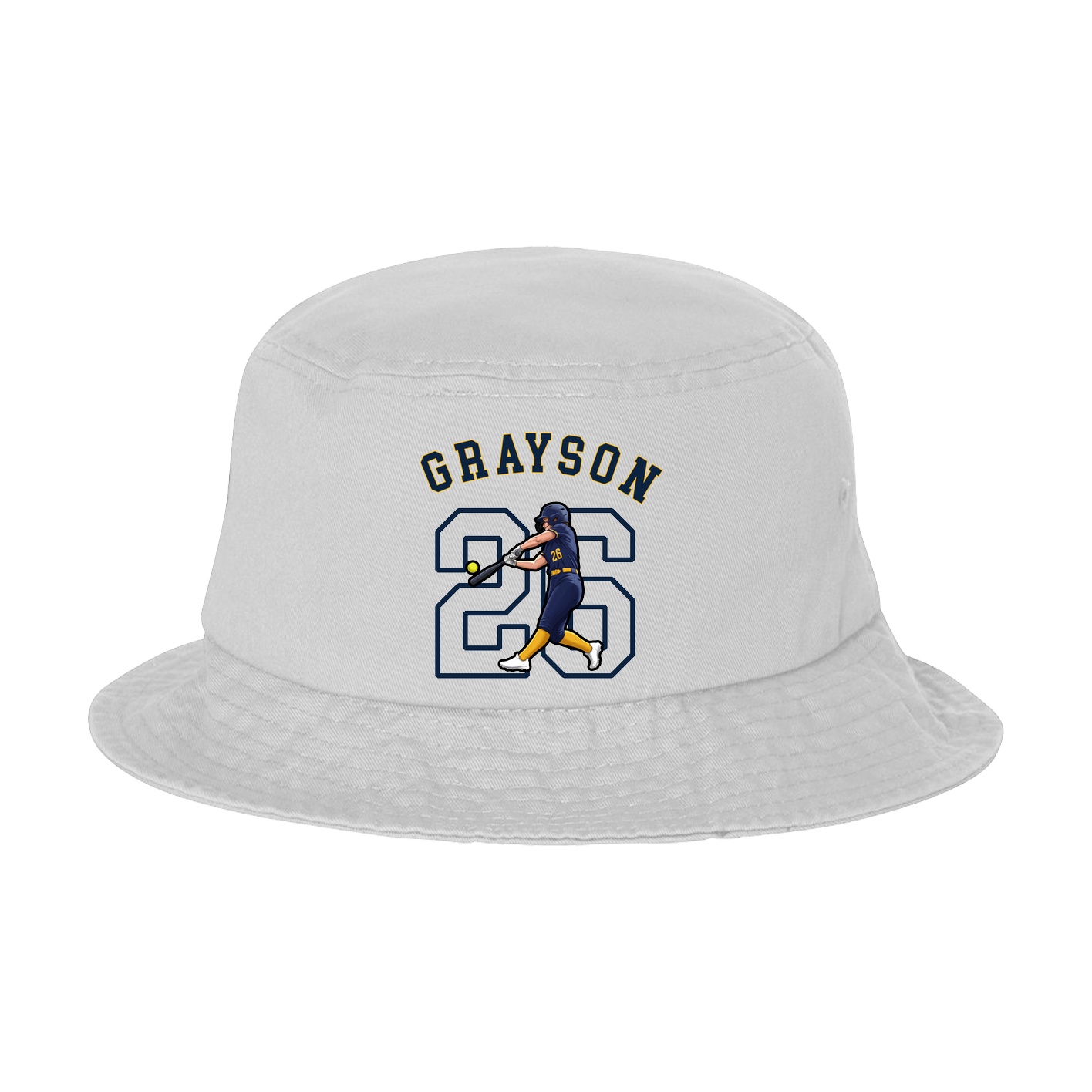 Bucket Cap — Shirsey Arch in White