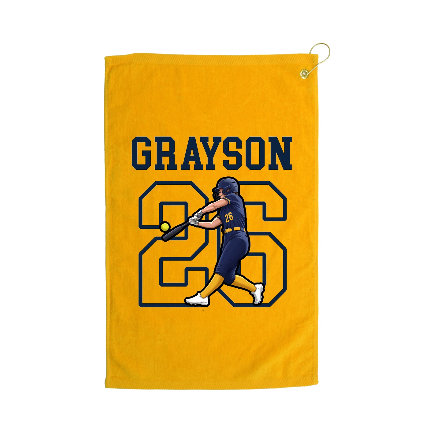 Golf Towel — Shirsey in Gold