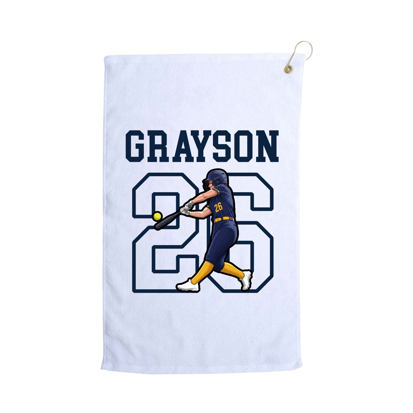 Golf Towel — Shirsey in White
