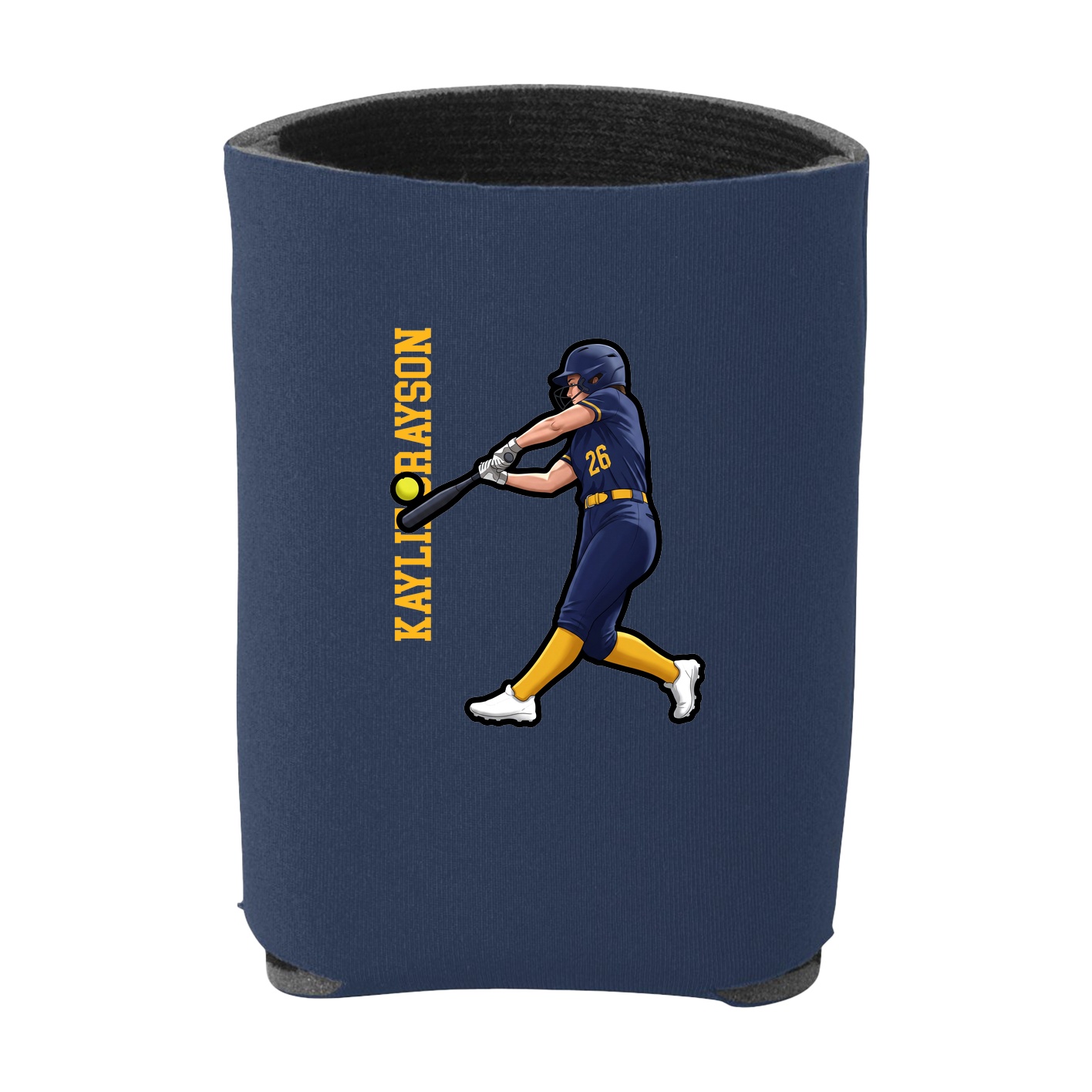 Can Holder — Name Vertical in Navy