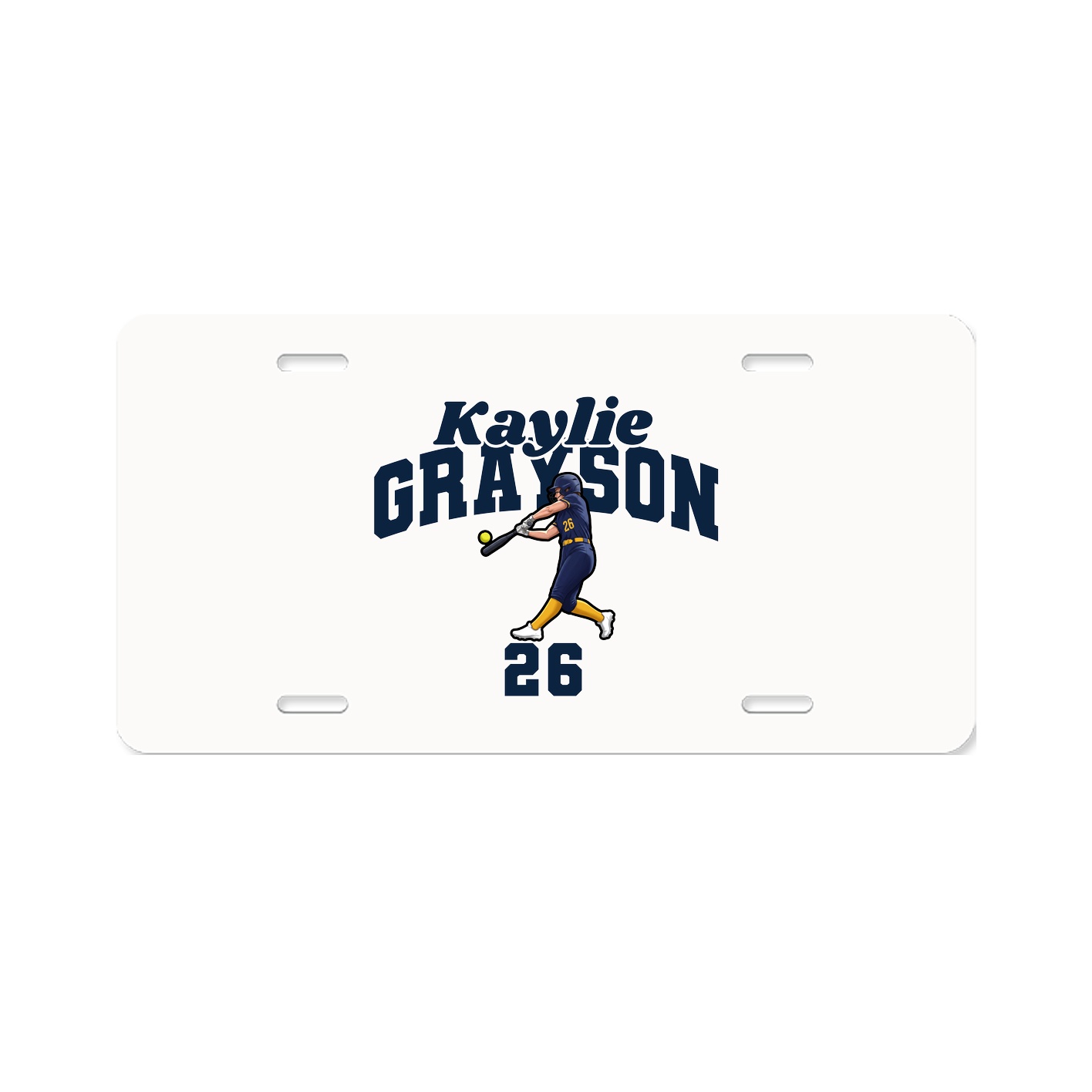 License Plate — Signature Arch in Classic