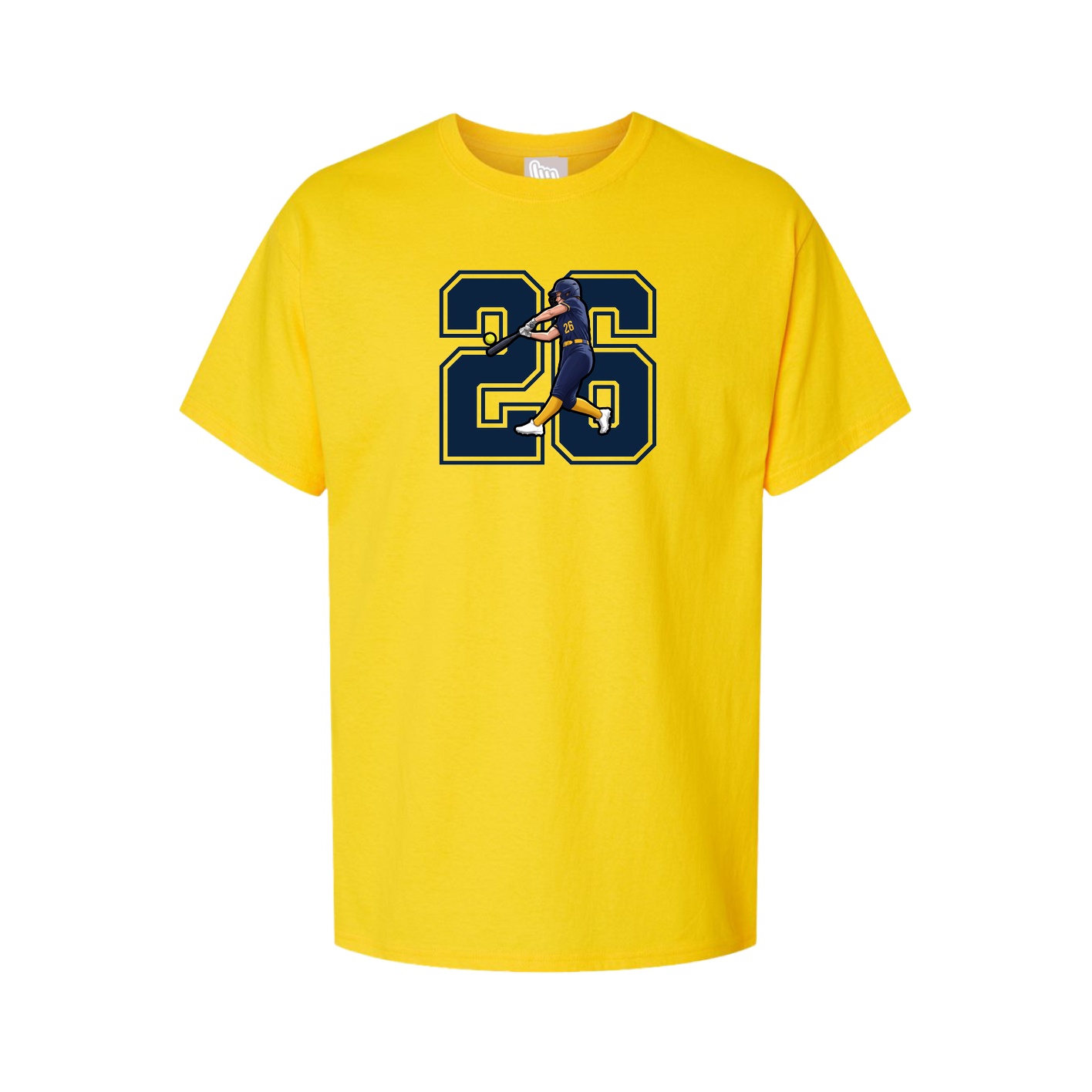 Tee — Number in Gold