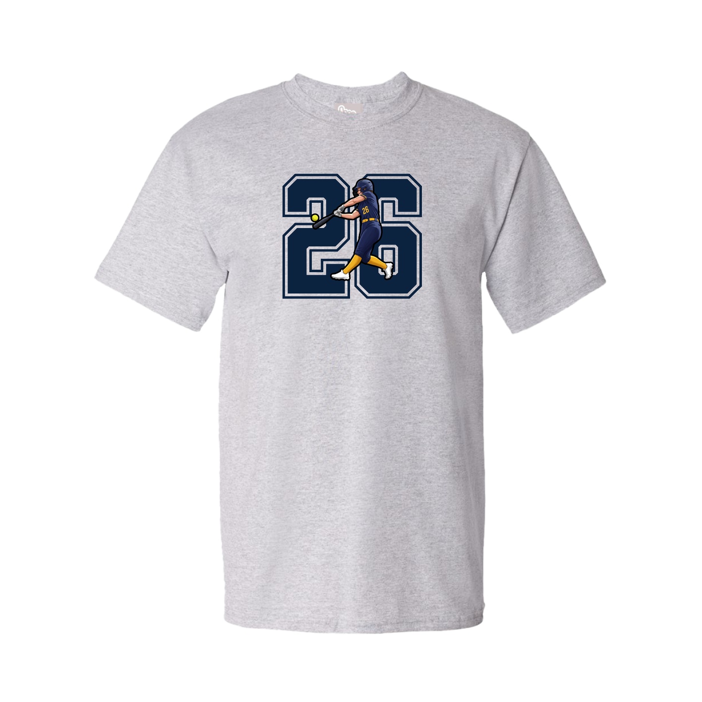 Youth Tee — Number in Grey