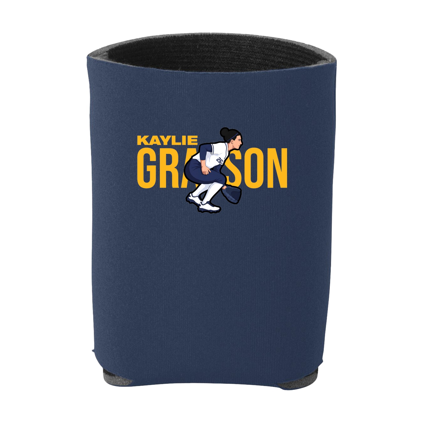 Can Holder — Player Name in Navy