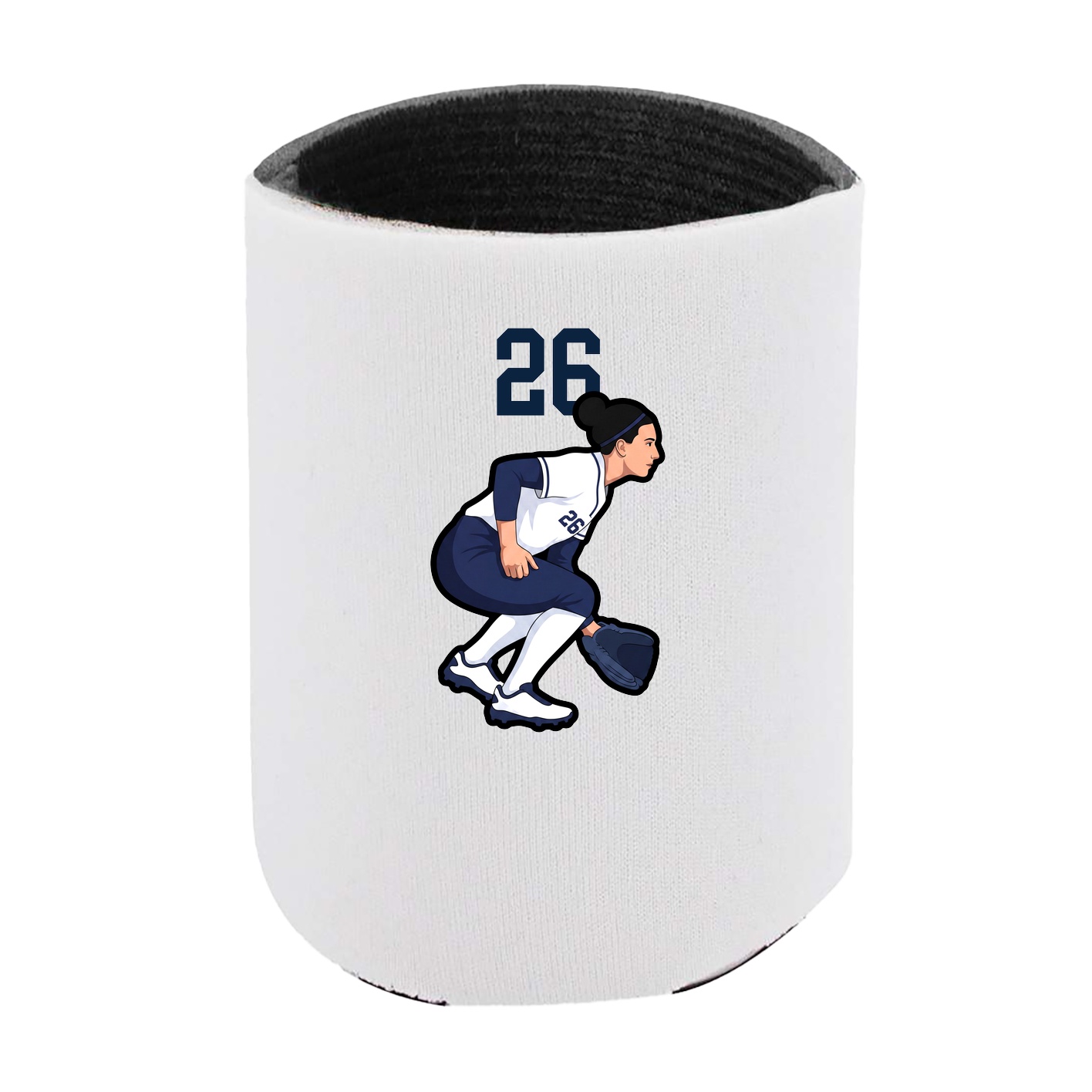 Can Holder — Number Top in White