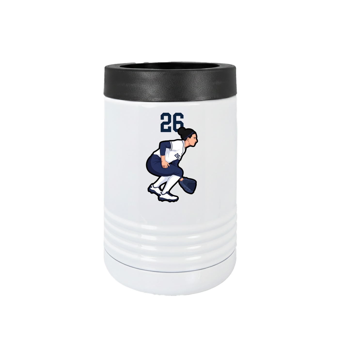 Beverage Holder — Number Top in White