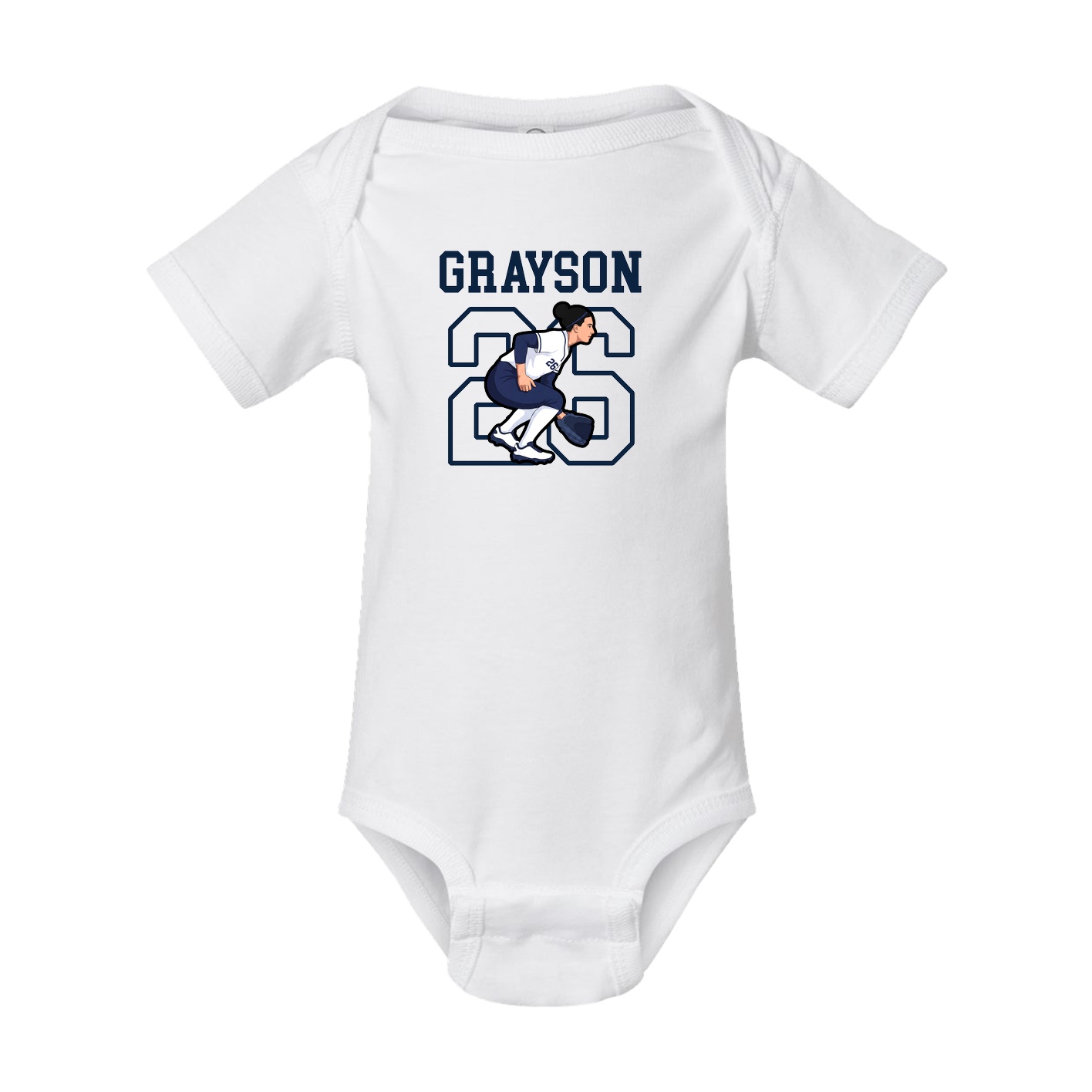 Baby Onesie — Shirsey in White