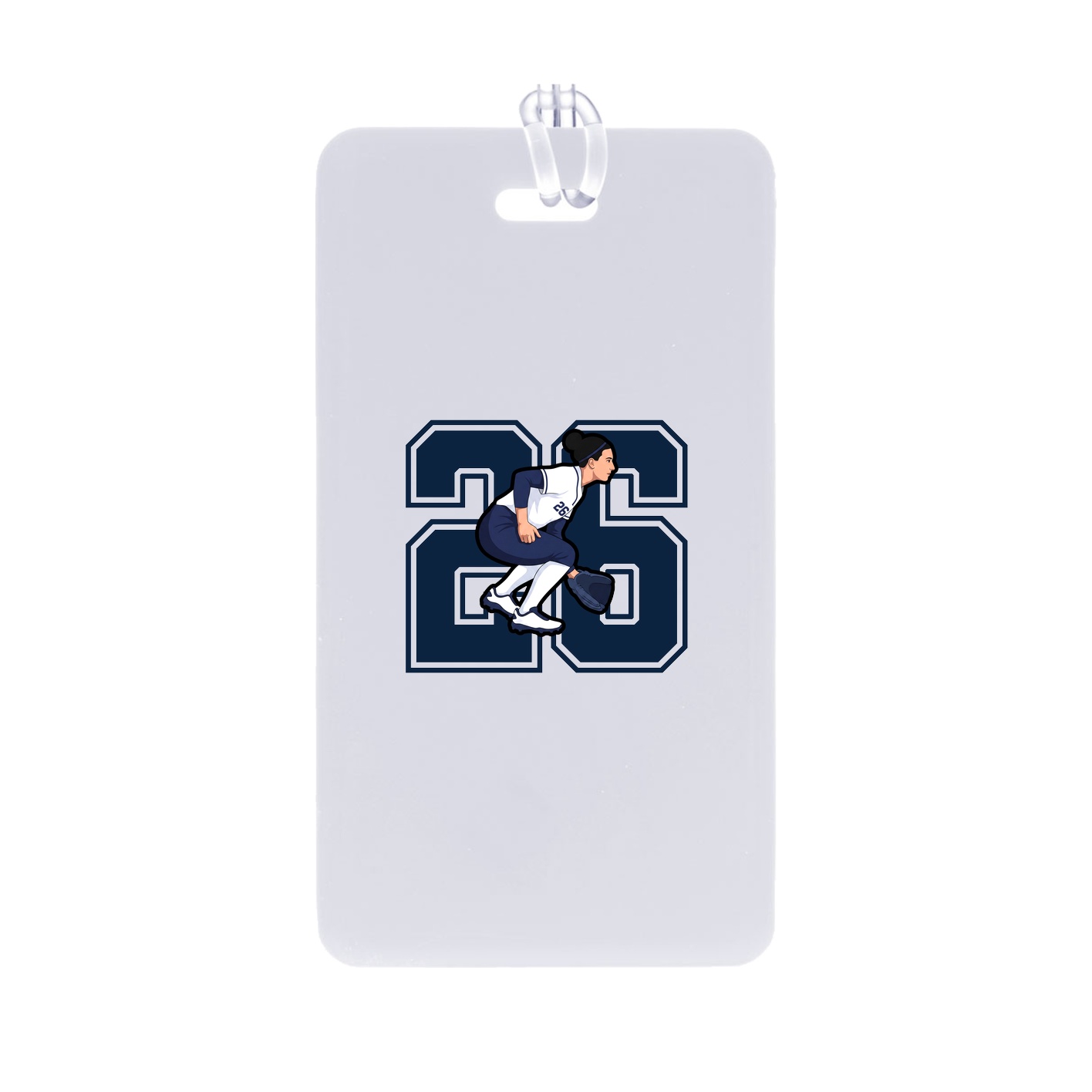 Bag Tag — Number in Classic