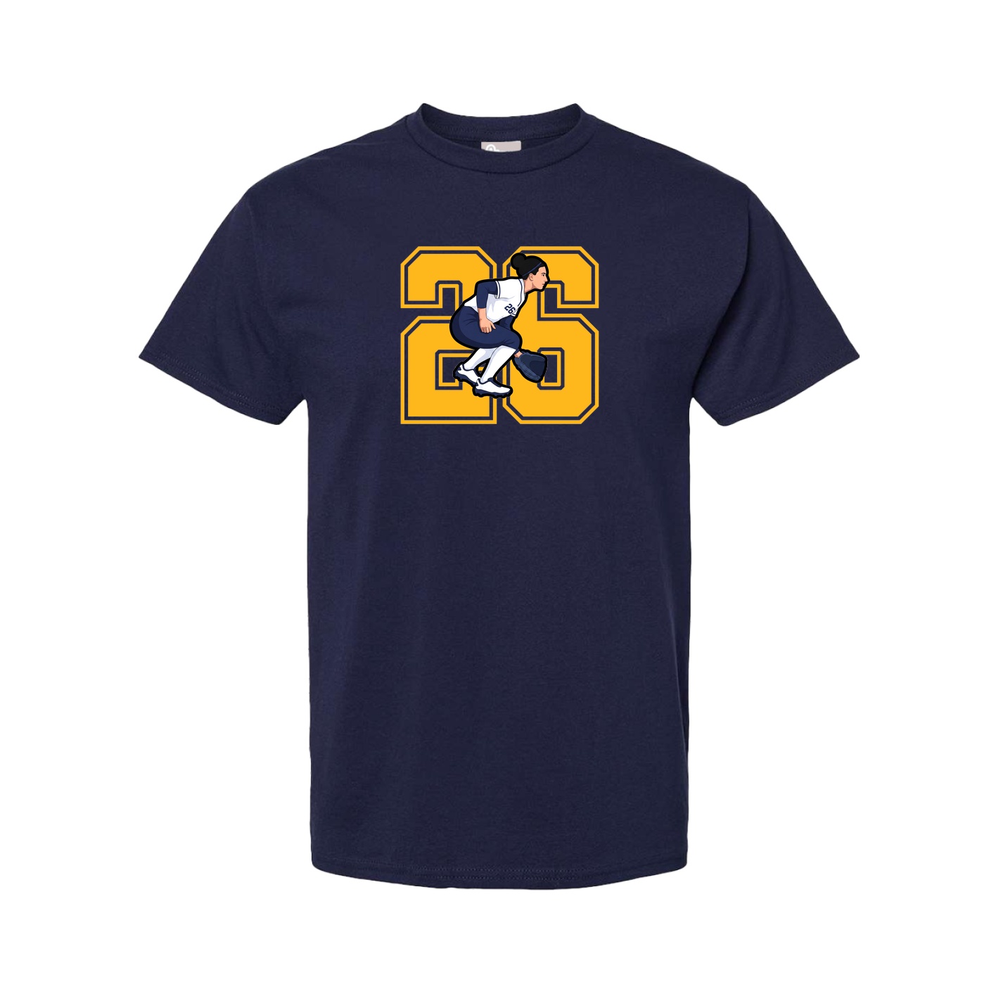 Tee — Number in Navy