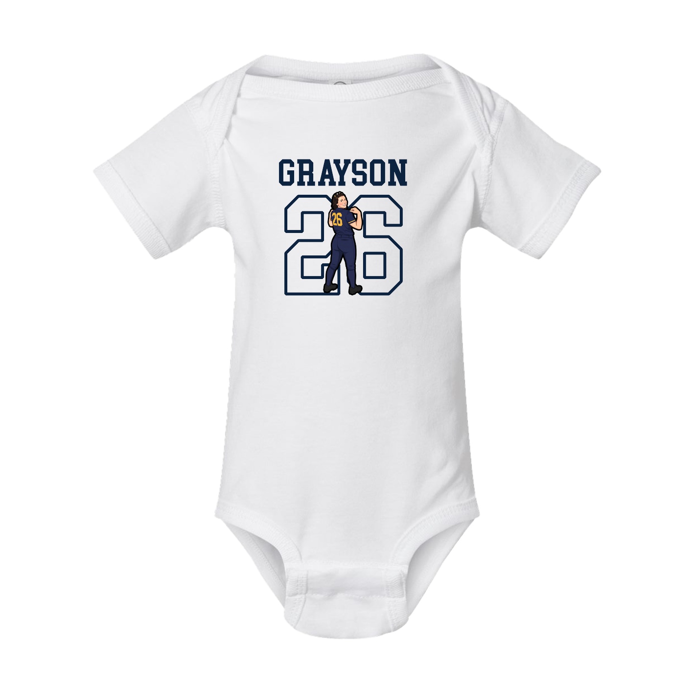 Baby Onesie — Shirsey in White