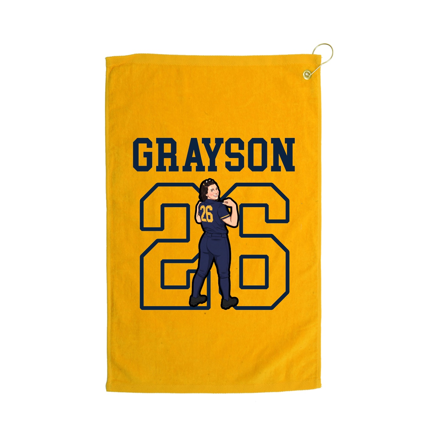 Golf Towel — Shirsey in Gold