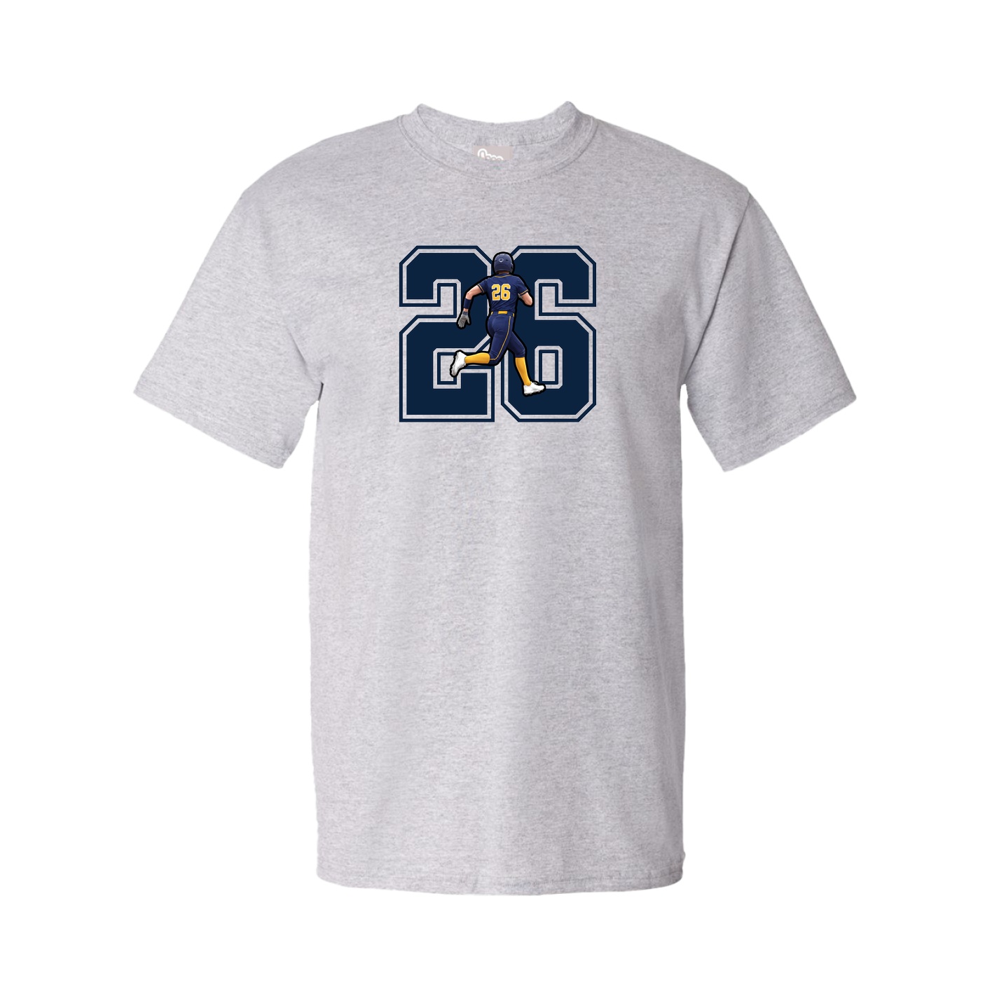 Youth Tee — Number in Grey