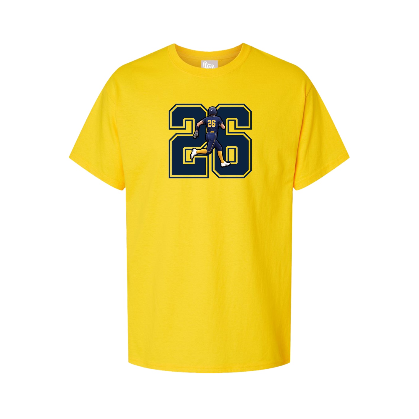 Youth Tee — Number in Gold