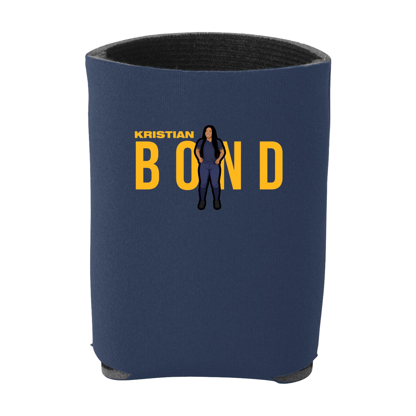 Can Holder — Player Name in Navy