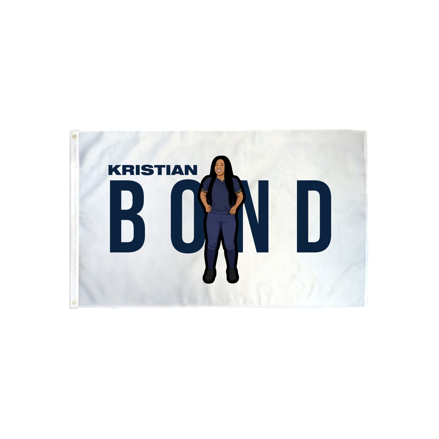 3x5 Flag — Player Name in Classic