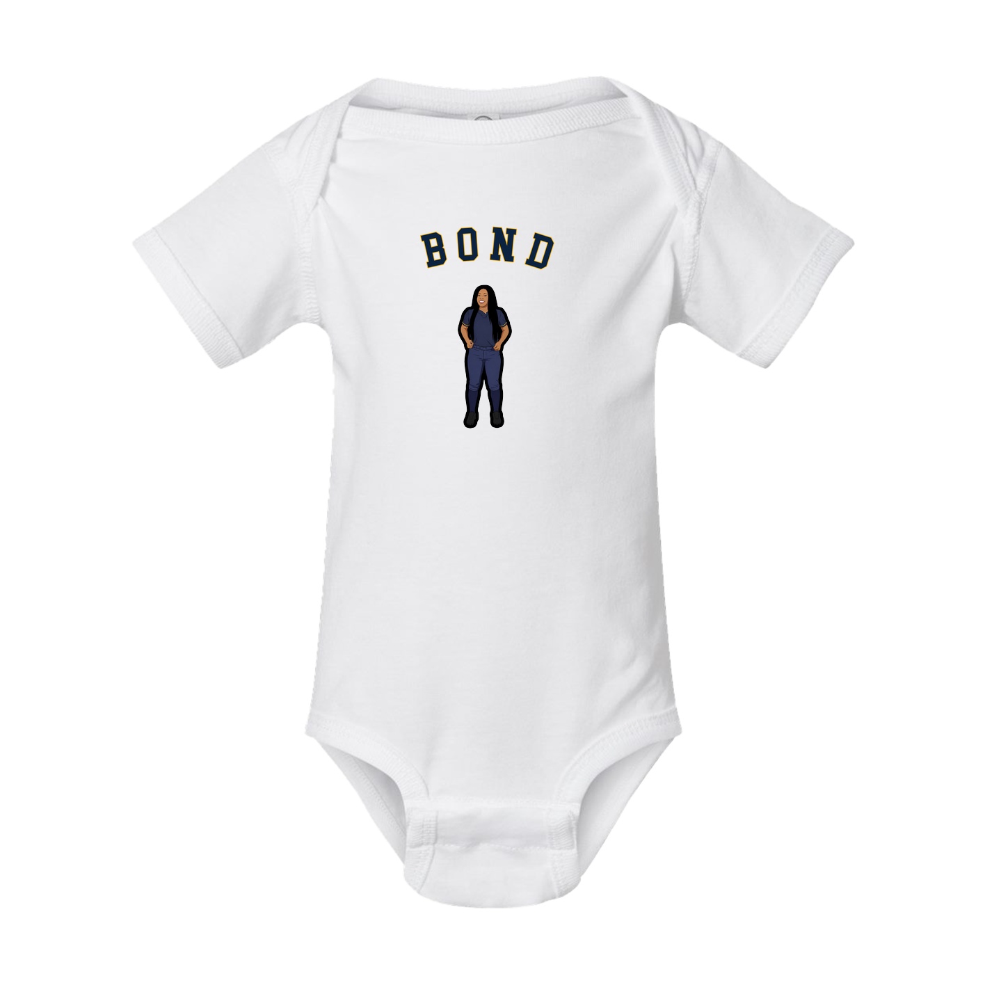 Baby Onesie — Shirsey Arch in White
