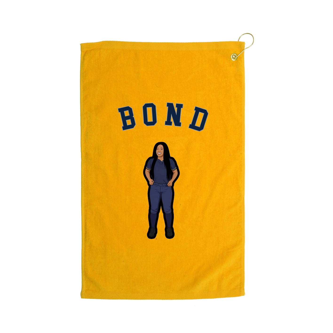 Golf Towel — Shirsey Arch in Gold