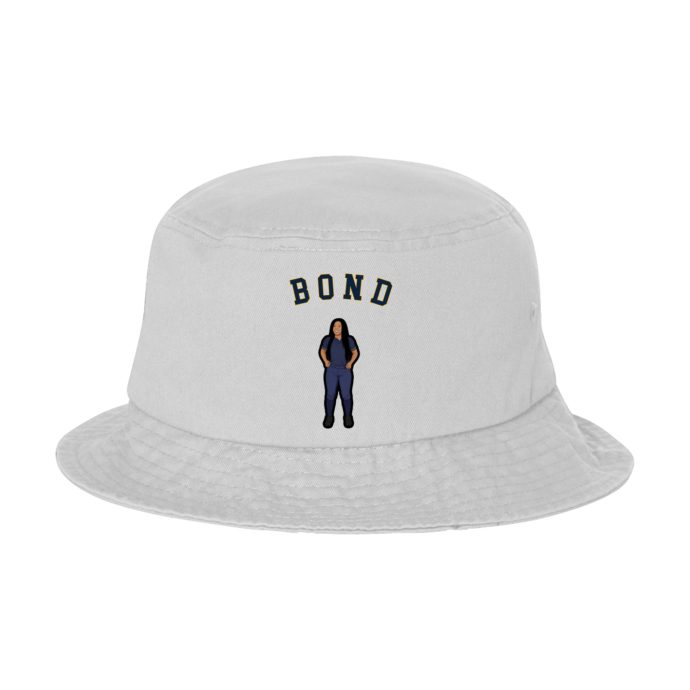 Bucket Cap — Shirsey Arch in White