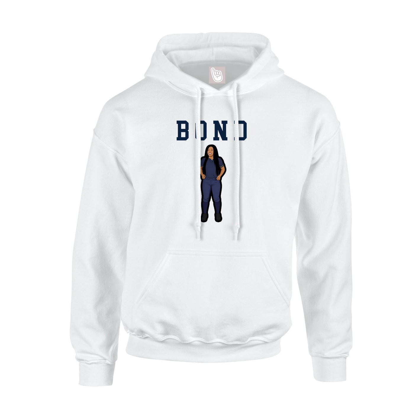 Youth Hoodie — Shirsey in White
