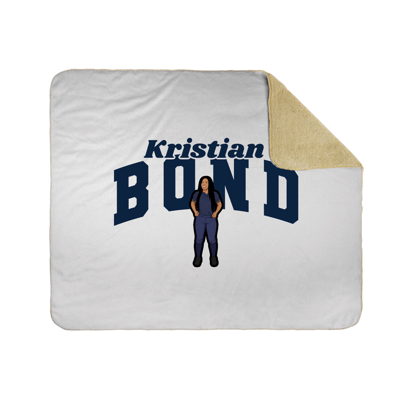 Throw Blanket — Signature Arch in White