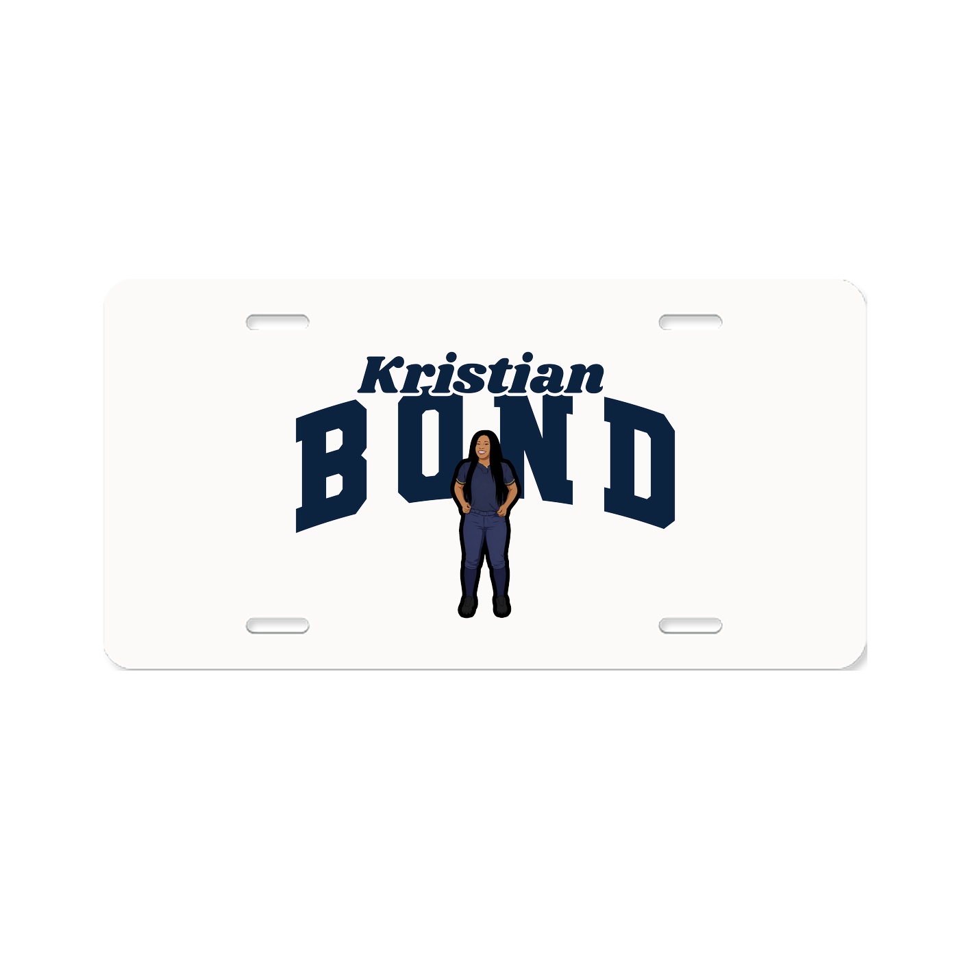 License Plate — Signature Arch in Classic
