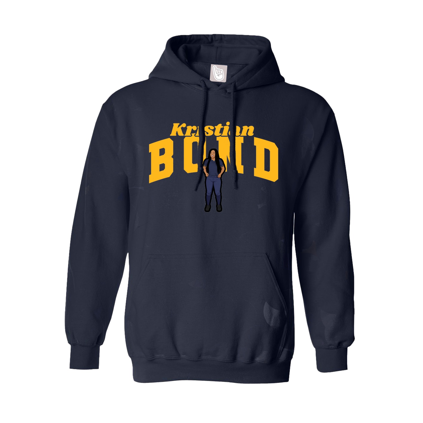 Hoodie — Signature Arch in Navy