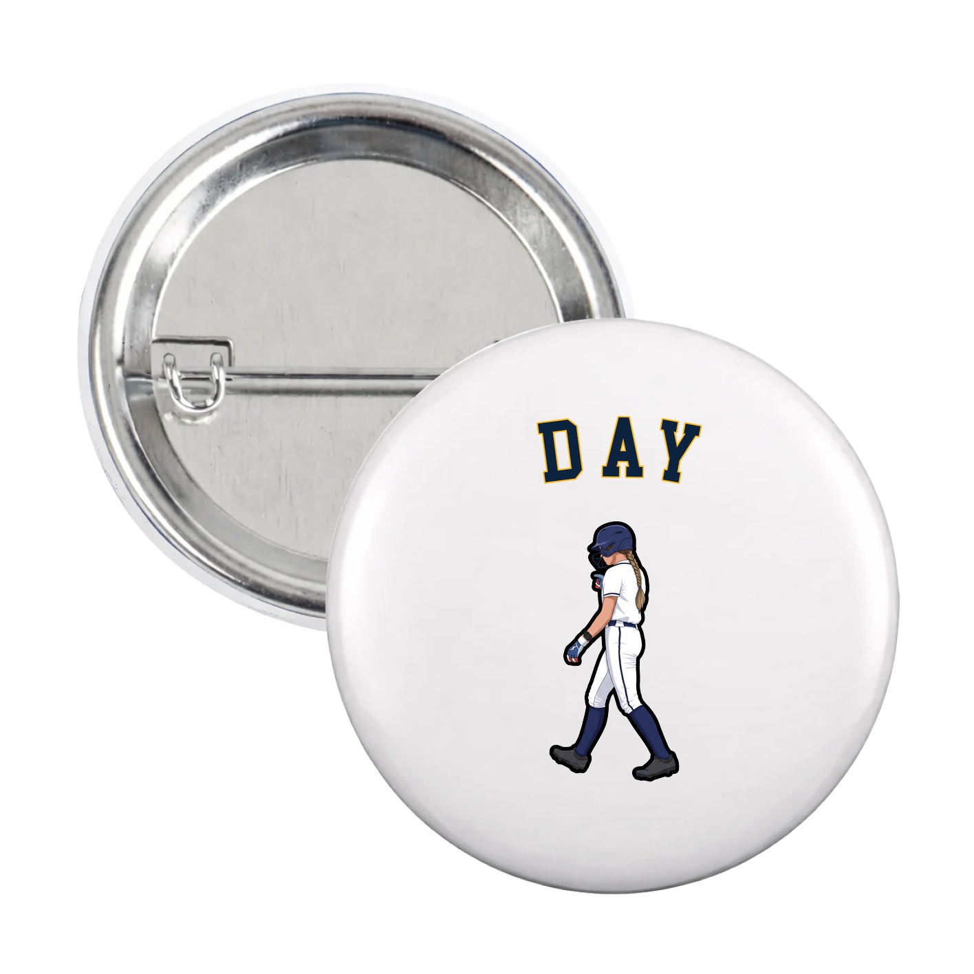 Game Day Button — Shirsey Arch in White