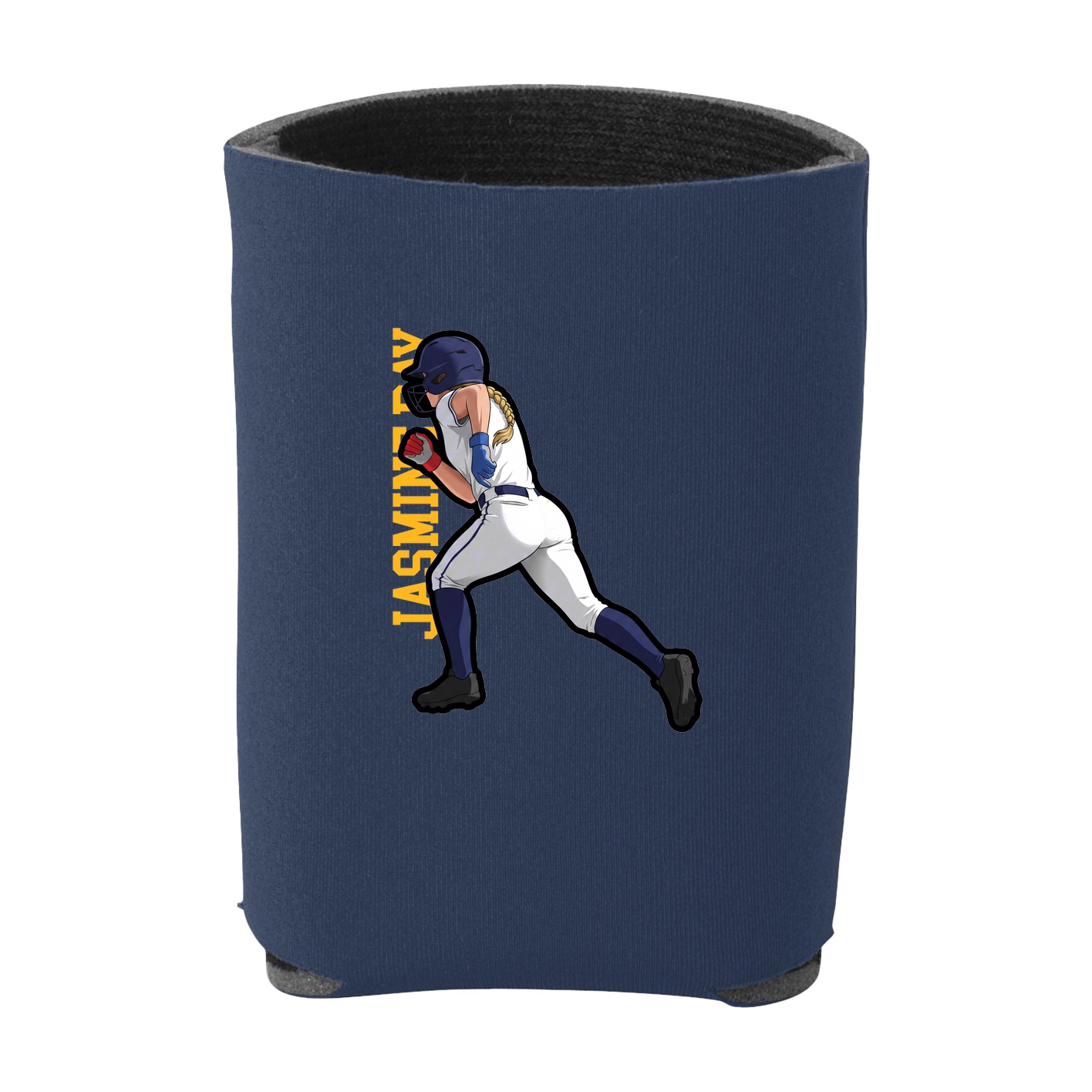 Can Holder — Name Vertical in Navy