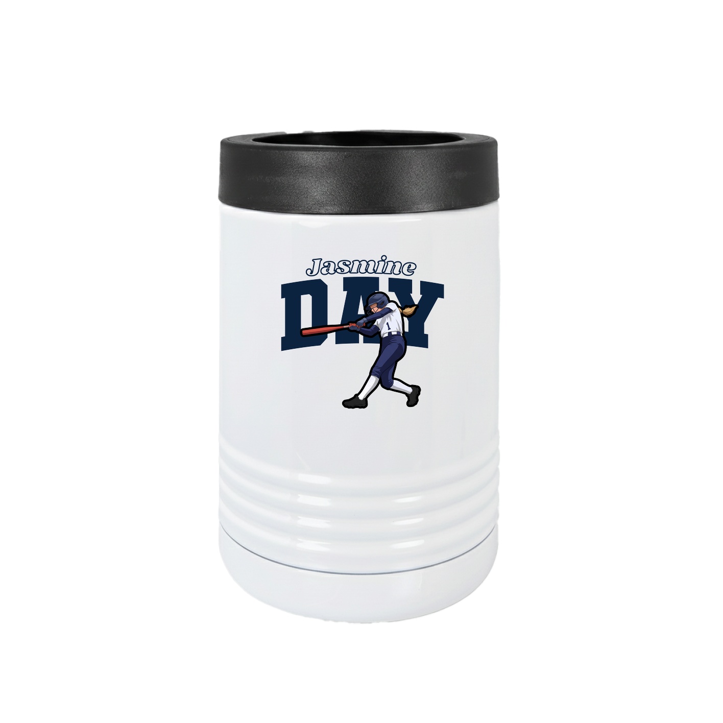 Beverage Holder — Name Arch in White