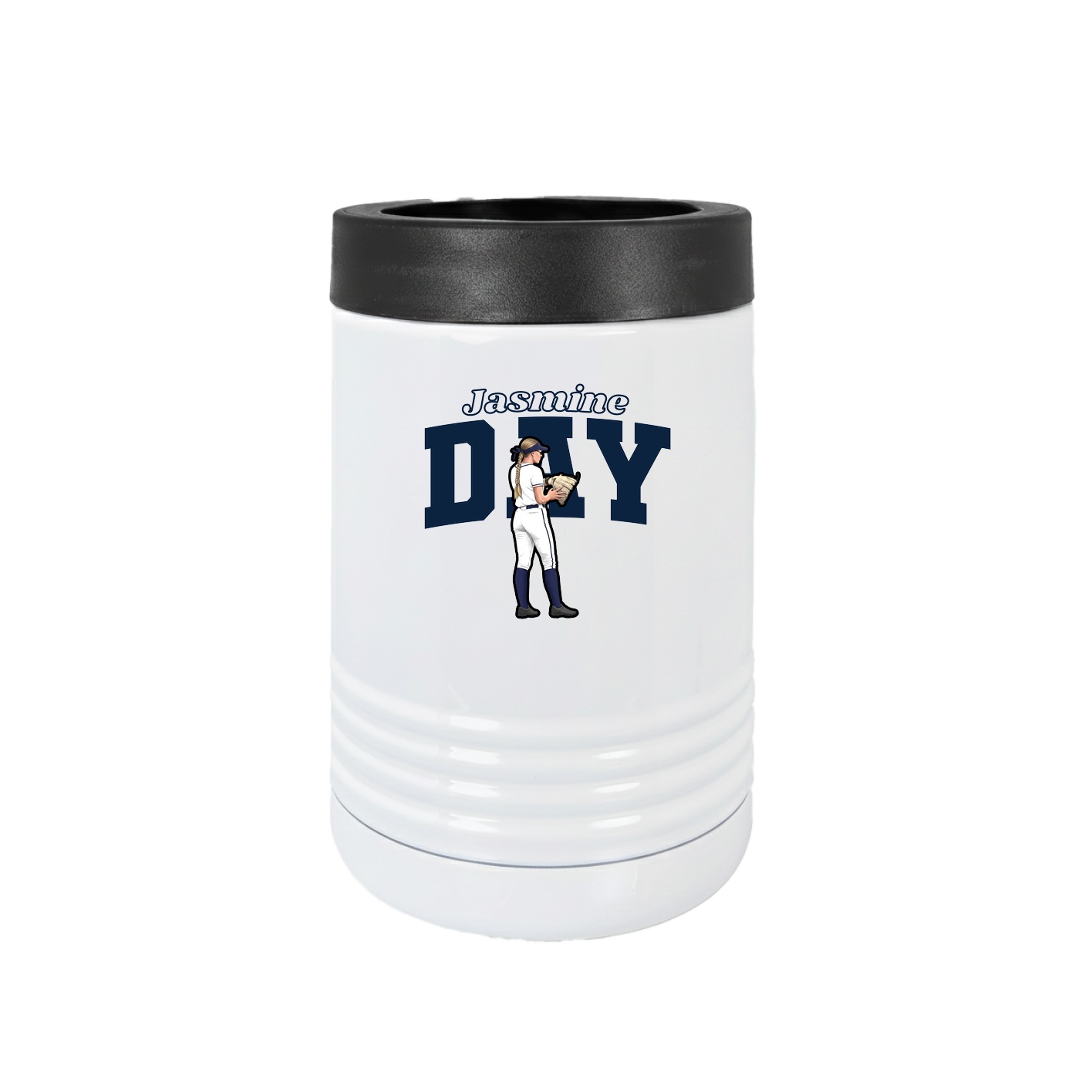Beverage Holder — Name Arch in White