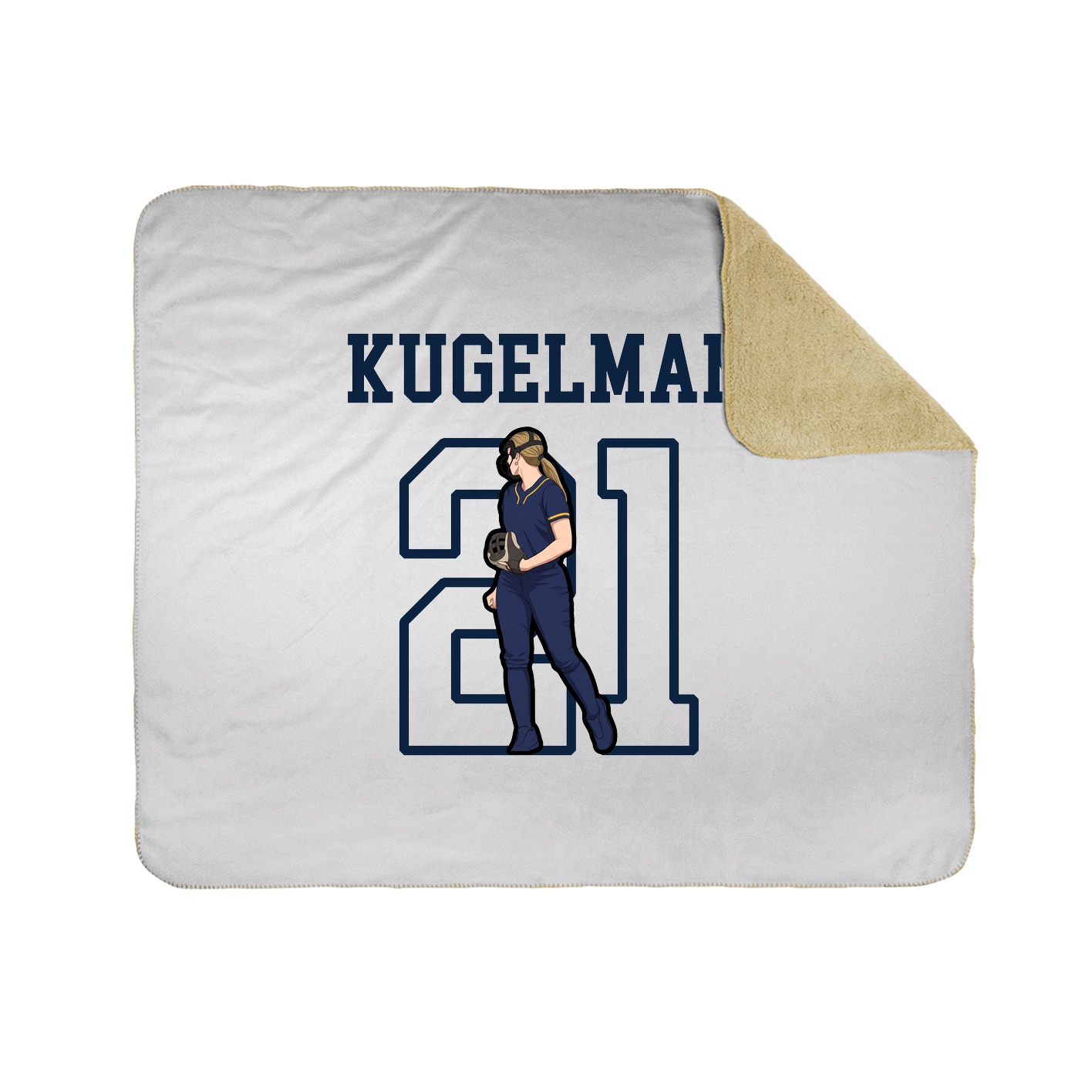 Throw Blanket — Shirsey in White