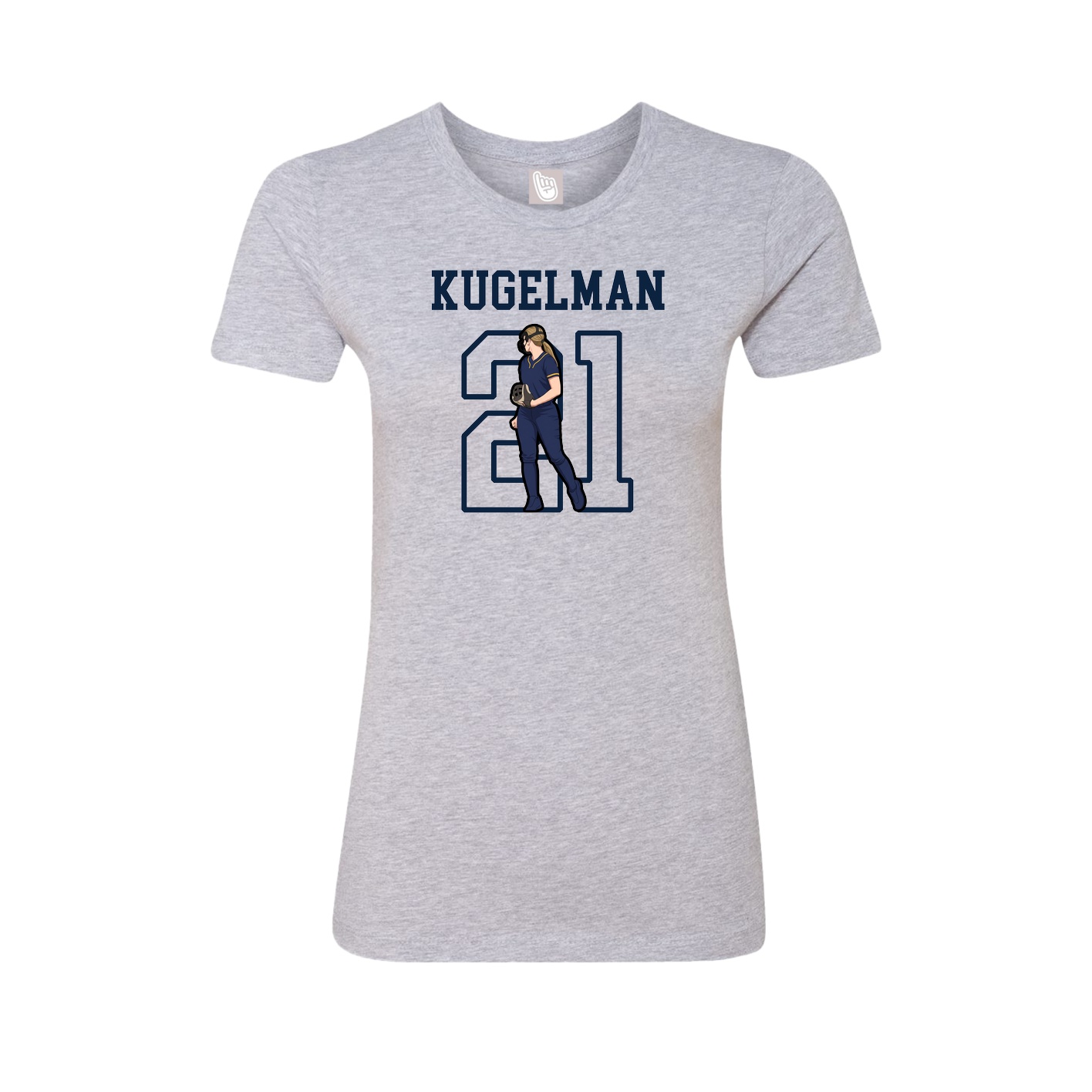 Fitted Women's Tee — Shirsey in Grey
