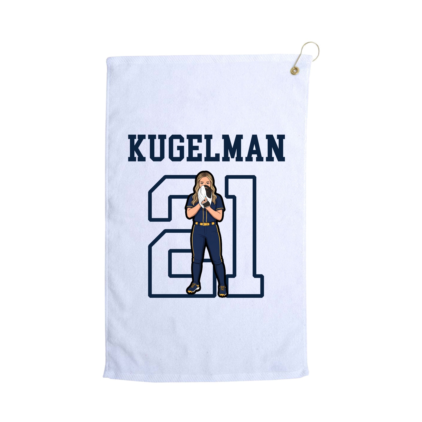Golf Towel — Shirsey in White